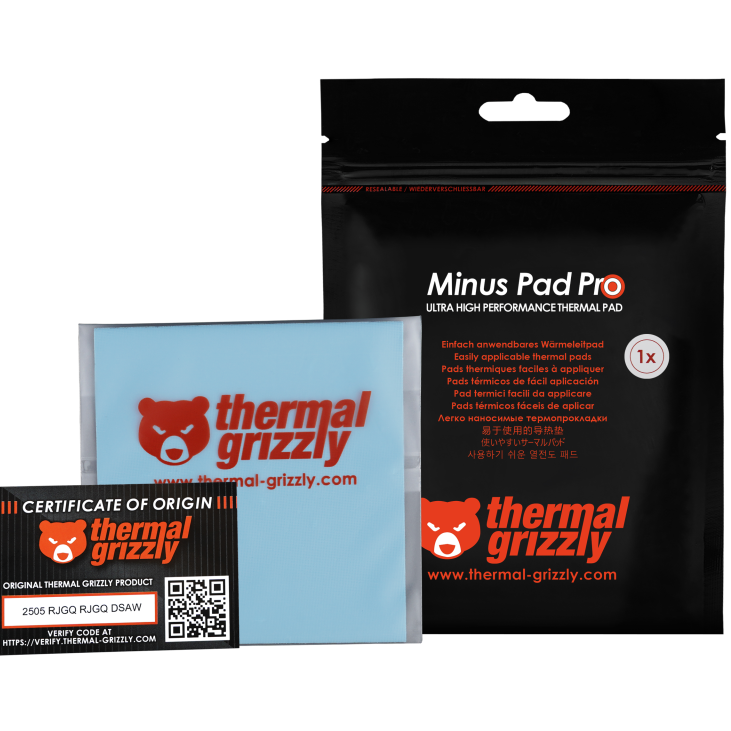 Thermal Grizzly TG Minus Pad Pro -100x100x1,0 mm